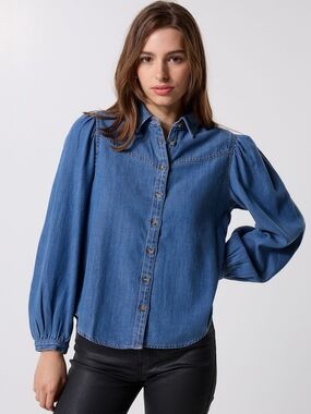 Levi's Medium Blue Denim Top